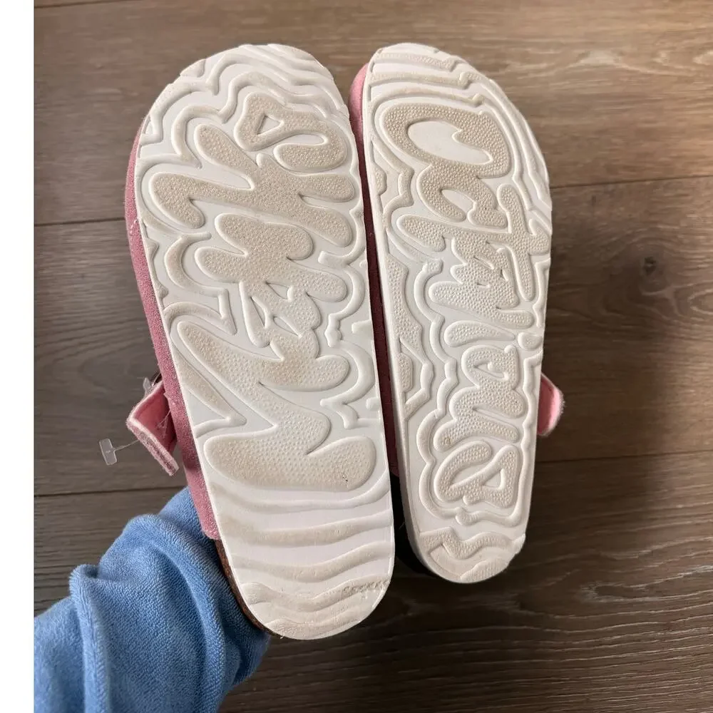 Octavious Marks Crème Rose Clogs Size 5/6 EU 37 Summer Trip‎ Vacation